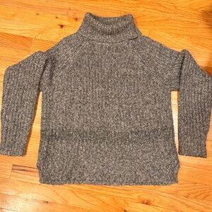 Abercrombie & Fitch Gray Turtleneck Sweater